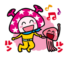 A creature from outer space: Popo sticker #880981