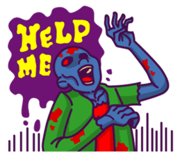 zombie pop sticker #881105