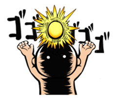 Daddy, please! Cute babies.(Japanese) sticker #881453