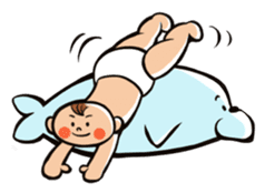 Daddy, please! Cute babies.(Japanese) sticker #881470