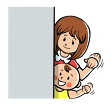 Daddy, please! Cute babies.(Japanese) sticker #881477