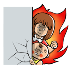 Daddy, please! Cute babies.(Japanese) sticker #881478