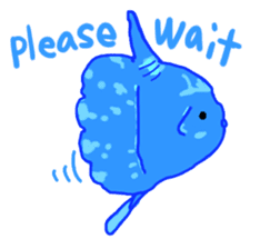 Deepsea fish and sealife English version sticker #881769