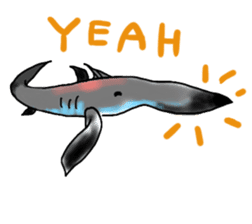 Deepsea fish and sealife English version sticker #881787