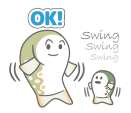 Japanese cute trout Iwana, and friends. sticker #881919
