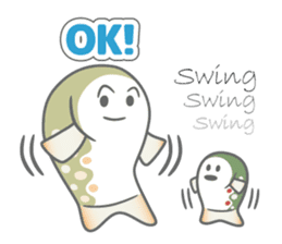 Japanese cute trout Iwana, and friends. sticker #881919