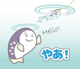 Japanese cute trout Iwana, and friends. sticker #881925
