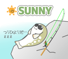 Japanese cute trout Iwana, and friends. sticker #881943