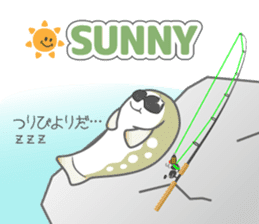 Japanese cute trout Iwana, and friends. sticker #881943