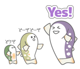 Japanese cute trout Iwana, and friends. sticker #881952