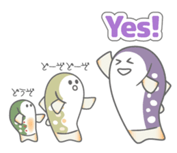 Japanese cute trout Iwana, and friends. sticker #881952