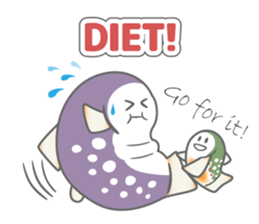 Japanese cute trout Iwana, and friends. sticker #881957