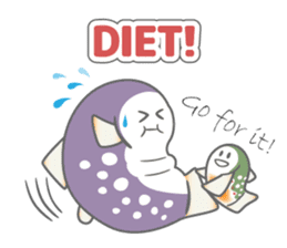 Japanese cute trout Iwana, and friends. sticker #881957