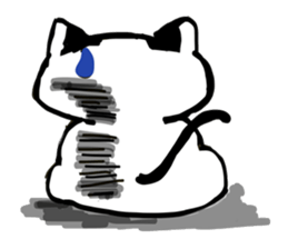 Cat and cat girl sticker #882377