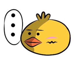 Yellow bird Chappie of the happiness 3 sticker #883121