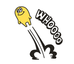 Cute Yellow Man sticker #883365