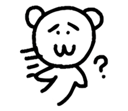 Dejected Bear sticker #883604