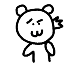 Dejected Bear sticker #883607