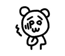 Dejected Bear sticker #883609
