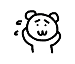 Dejected Bear sticker #883610