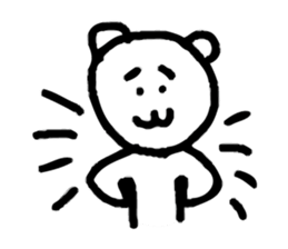 Dejected Bear sticker #883613