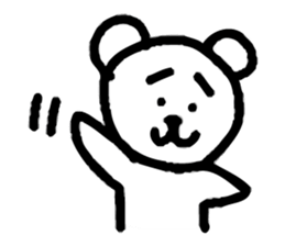 Dejected Bear sticker #883624