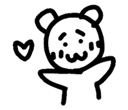 Dejected Bear sticker #883635