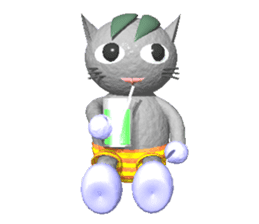 Neko-lala the cat with no tail sticker #883975