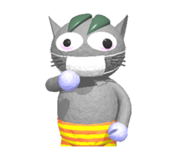 Neko-lala the cat with no tail sticker #883976