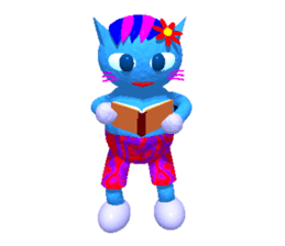 Neko-lala the cat with no tail sticker #883977