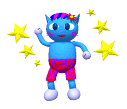 Neko-lala the cat with no tail sticker #883978