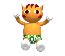 Neko-lala the cat with no tail sticker #883981