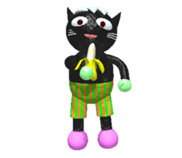 Neko-lala the cat with no tail sticker #883984