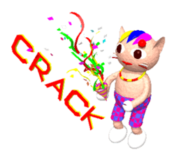 Neko-lala the cat with no tail sticker #883993