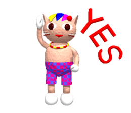 Neko-lala the cat with no tail sticker #883994