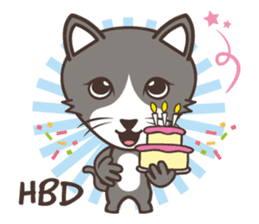 Gray (En) sticker #884037