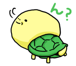 Japanese Strange tortoise sticker #884322