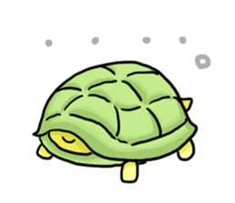 Japanese Strange tortoise sticker #884336
