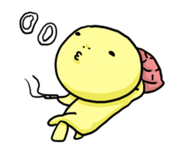 Japanese Strange tortoise sticker #884338