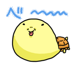 Japanese Strange tortoise sticker #884352