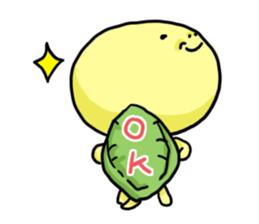 Japanese Strange tortoise sticker #884356