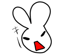 The Rabbit!! sticker #884442