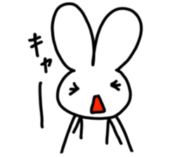 The Rabbit!! sticker #884456