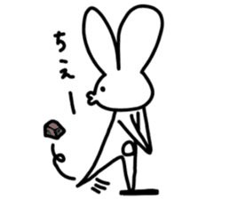 The Rabbit!! sticker #884463