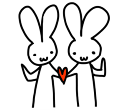 The Rabbit!! sticker #884469