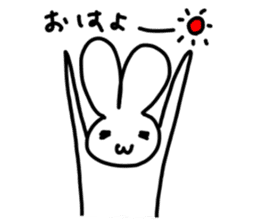 The Rabbit!! sticker #884472