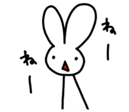 The Rabbit!! sticker #884474