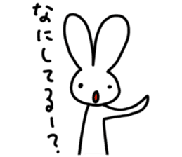 The Rabbit!! sticker #884475
