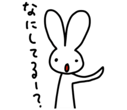 The Rabbit!! sticker #884475