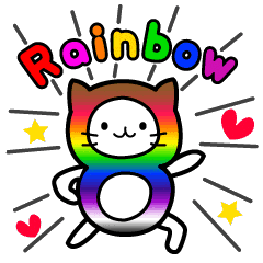 The Story of Rainbow-colored Cat
